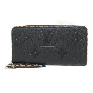 Louis Vuitton Wild Heart Zippy Wallet leather round long black